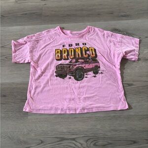 Pink Ford Bronco Kids T-Shirt